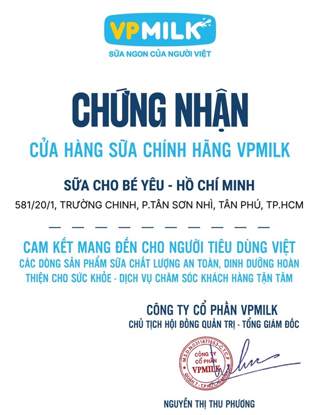 sữa chính hãng, sữa bột chính hãng, sữa tươi chính hãng