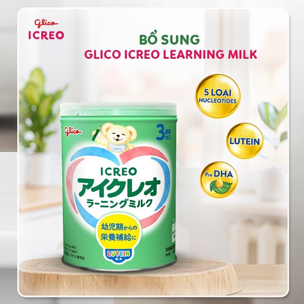 review sữa glico, sữa glico icreo nhật bản có tốt không