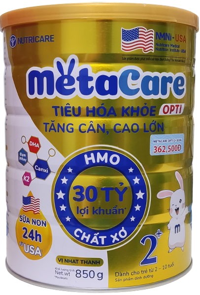Chương trình khuyến mãi sữa Nutricare Metacare Opti