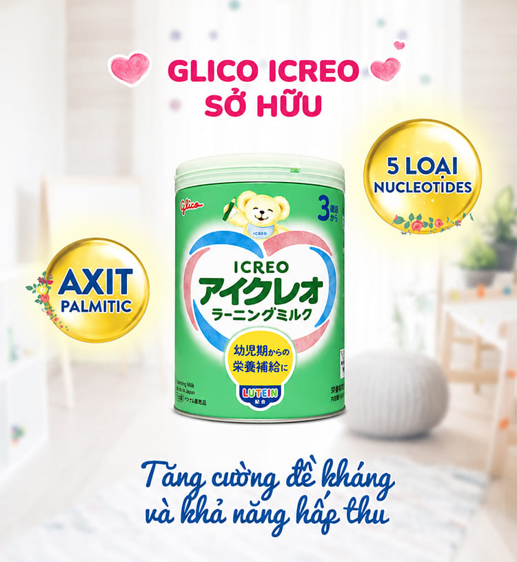 chương trình khuyến mãi glico Icreo nội địa nhật bản