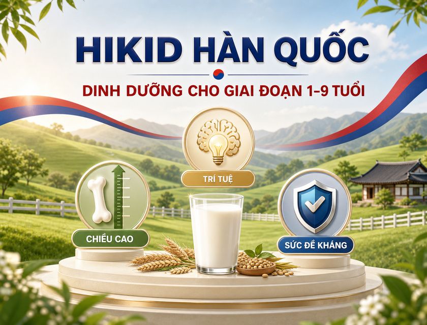 Chương trình khuyến mãi sữa Hikid Hàn Quốc