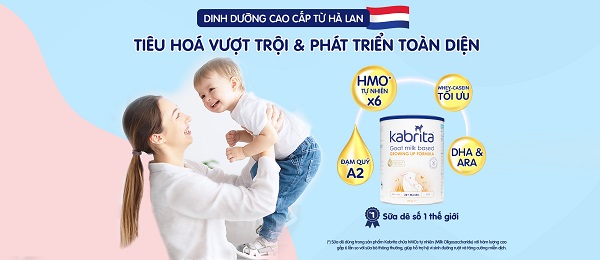 Chương trình khuyến mãi sữa Kabrita