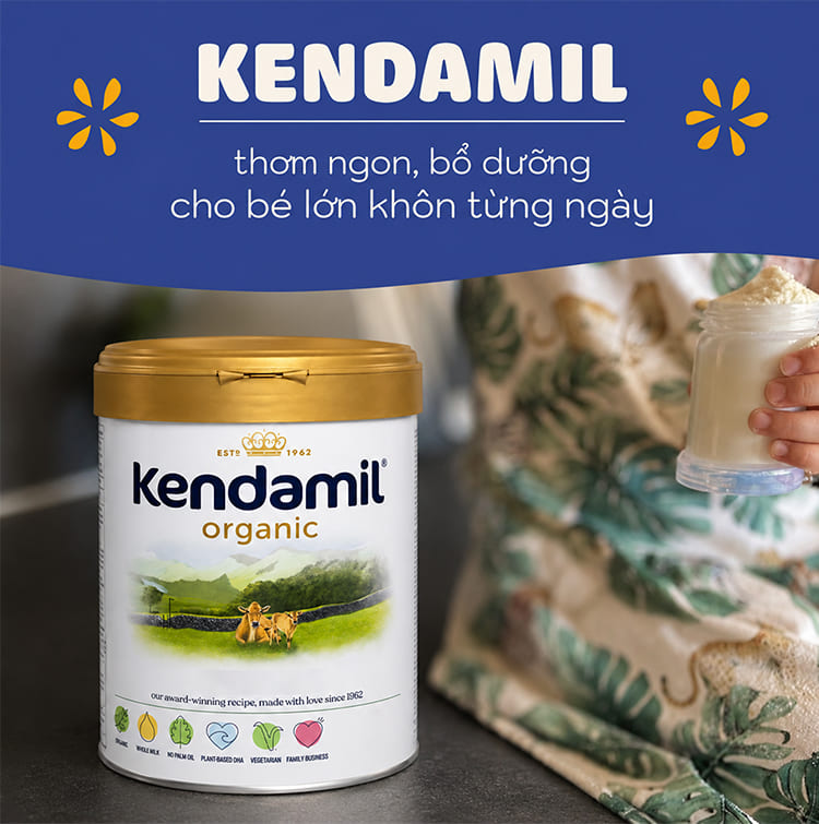 chương trình khuyến mãi sữa kendamil organic anh