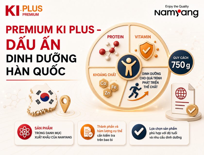 Chương trình khuyến mãi sữa KI Plus nội địa Hàn Quốc