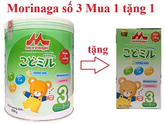 Chương trình khuyến mãi sữa Morinaga Nhật Bản