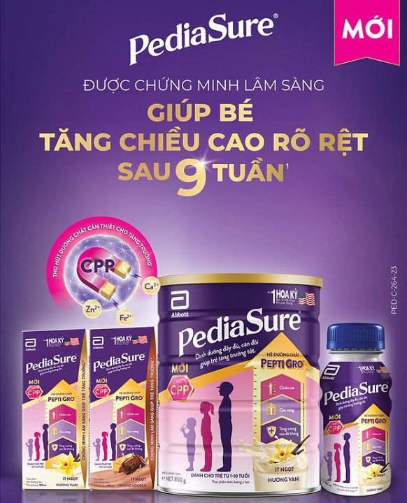 Chương trình khuyến mãi sữa PediaSure