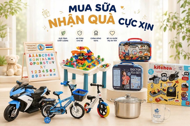 Chương trình khuyến mãi giảm giá, tặng quà tại suachobeyeu.vn